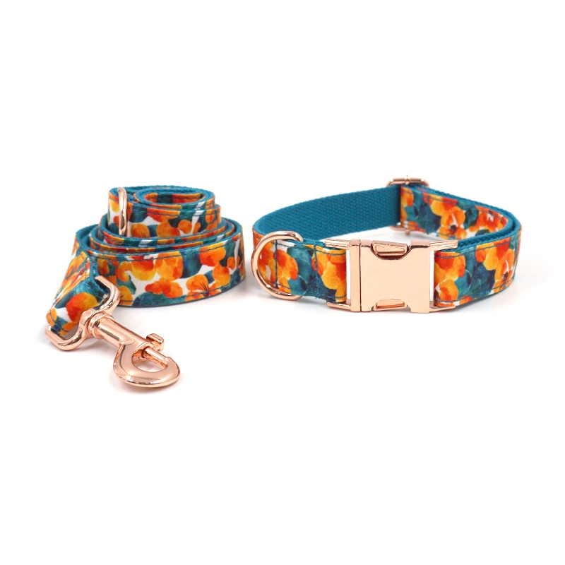 Fall Bows Collar Leash