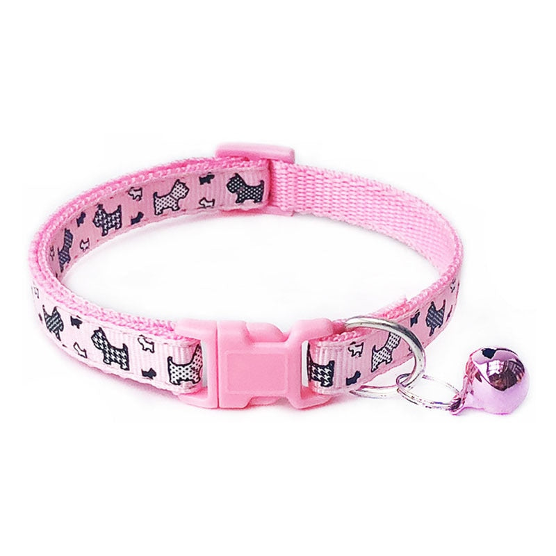 Cute Small Dog Bell Collar