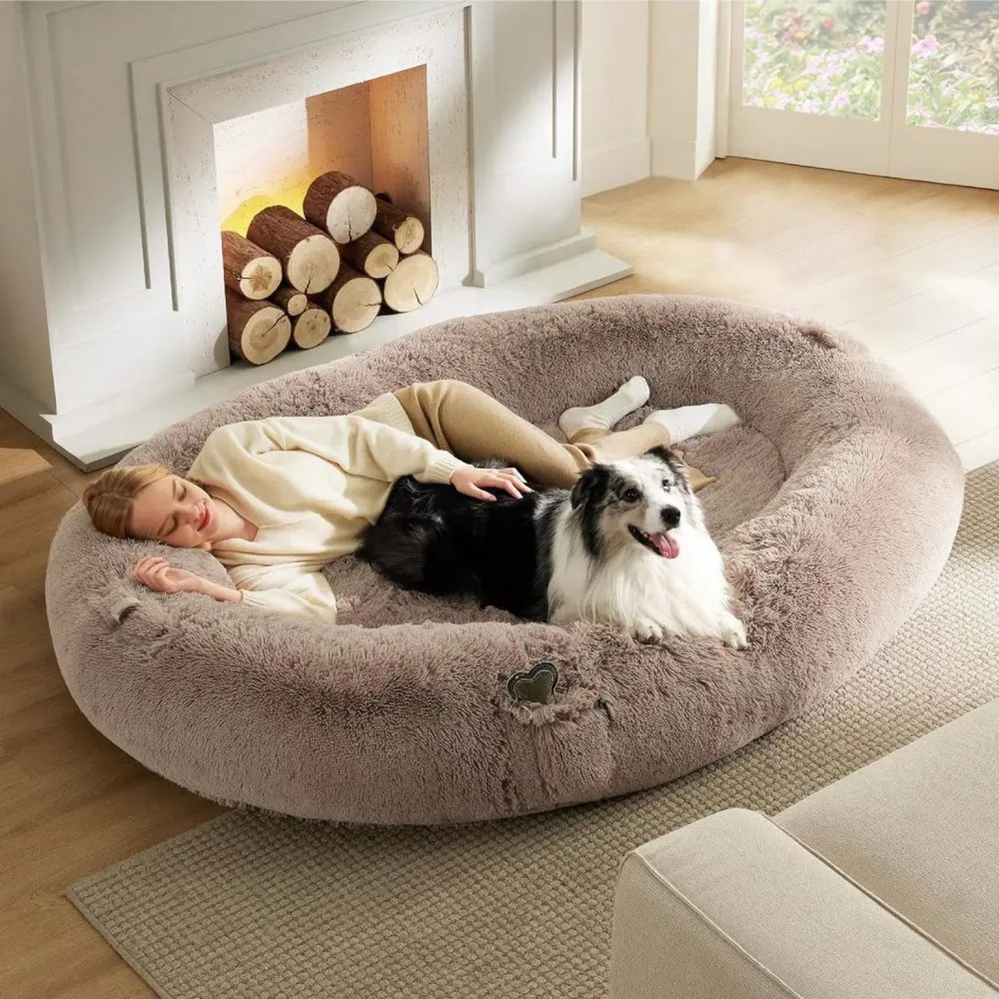 Human Dog Large Bed