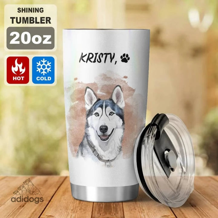 Husky Dear Mommy Tumbler