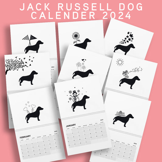 Jack Russell Calendar 2024