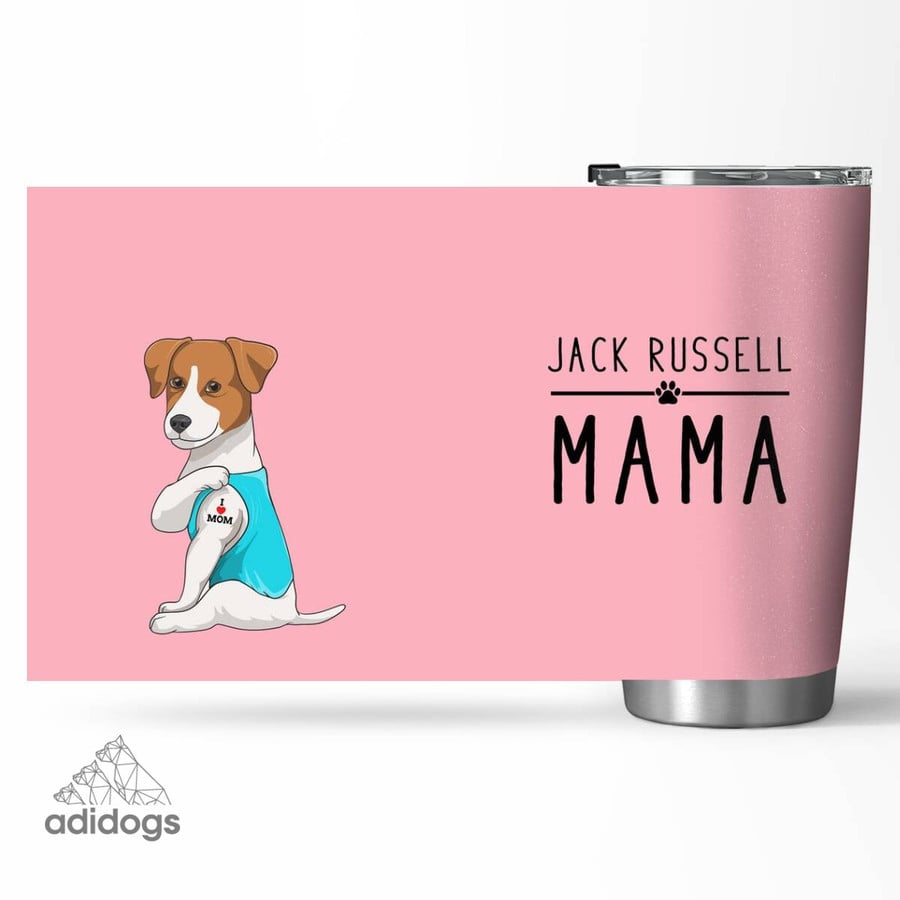 Jack Russell Mama Tumbler