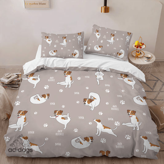 Jack Russell Yoga Bedding Set