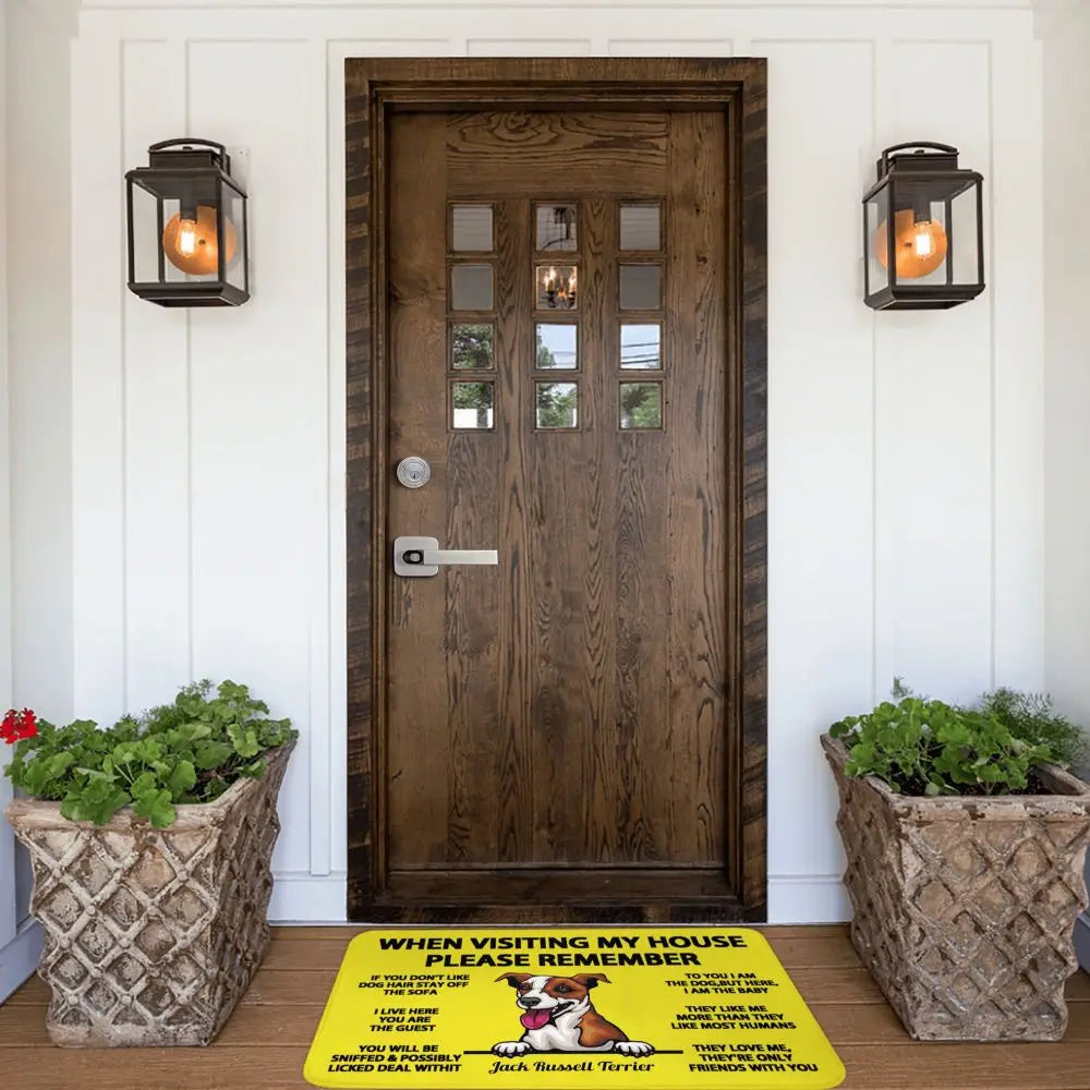 Jack Russell Rules Doormat