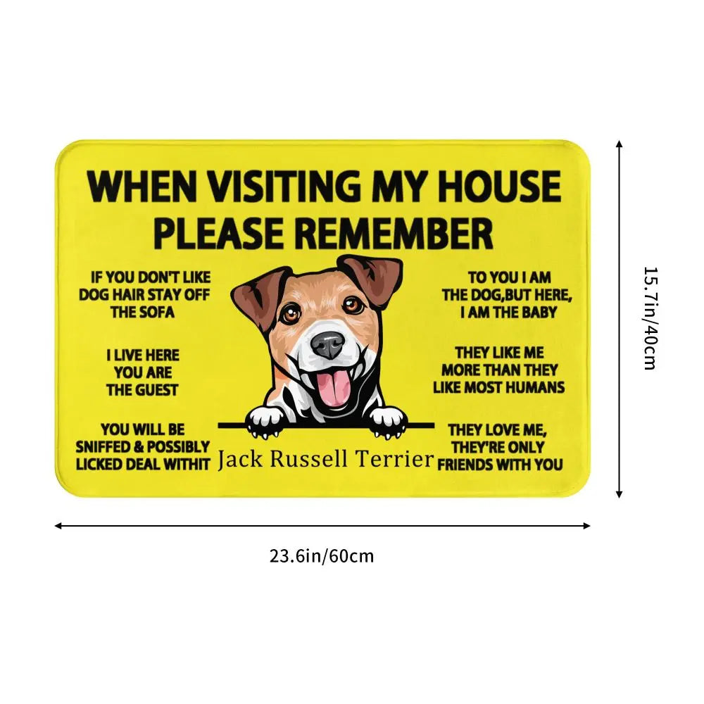 Jack Russell Rules Doormat