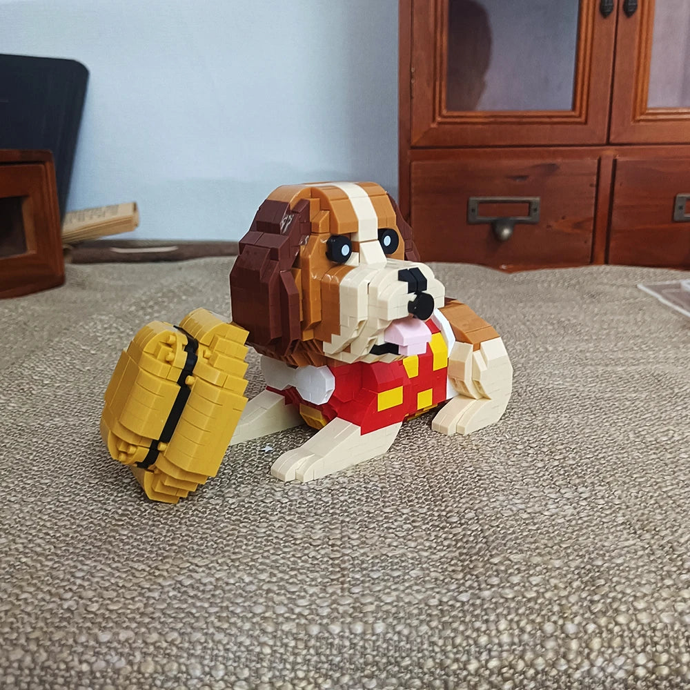 DIY Basset Hound Building Blocks