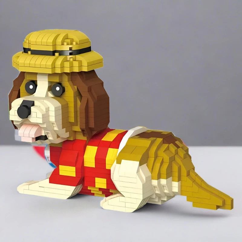 DIY Basset Hound Building Blocks