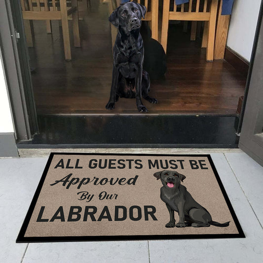 Approved By Labrador Doormat