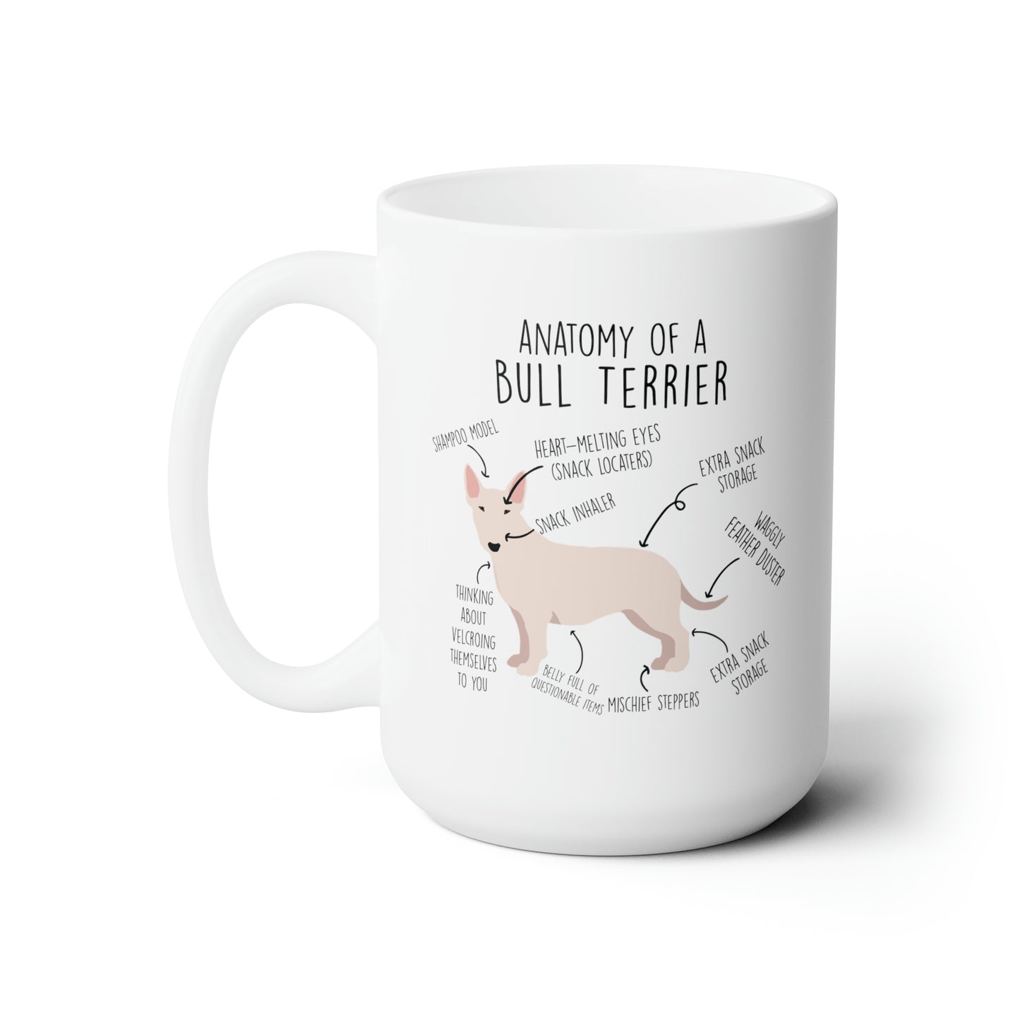 Anatomy Of A Bull Terrier Shirts & Gifts