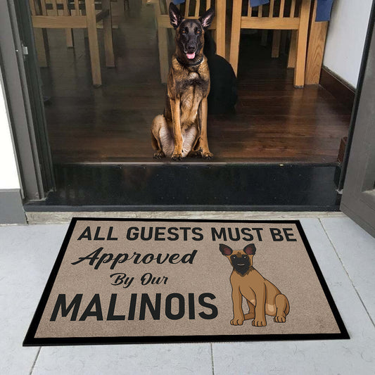 Approved By Malinois Doormat