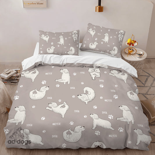 Maltese Yoga Bedding Set