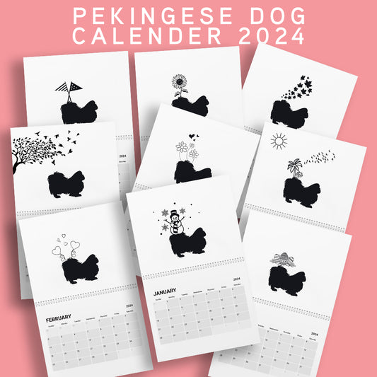 Pekingese Calendar 2024