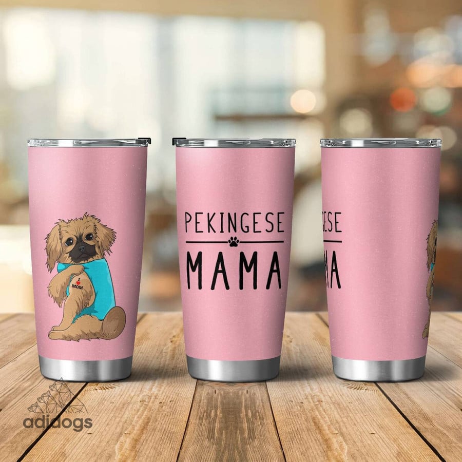 Pekingese Mama Tumbler