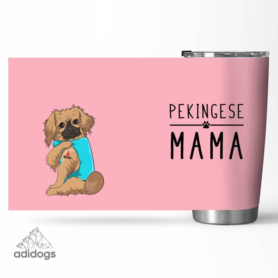 Pekingese Mama Tumbler