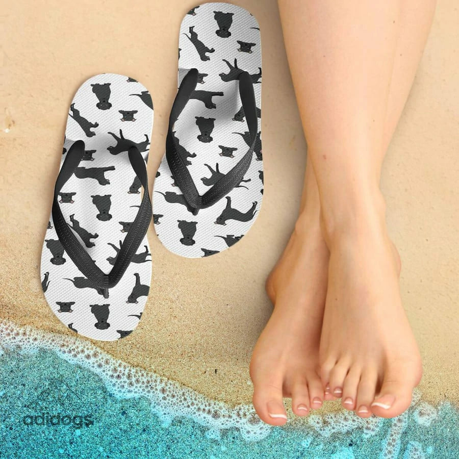 Pitbull Lovers Flip Flops