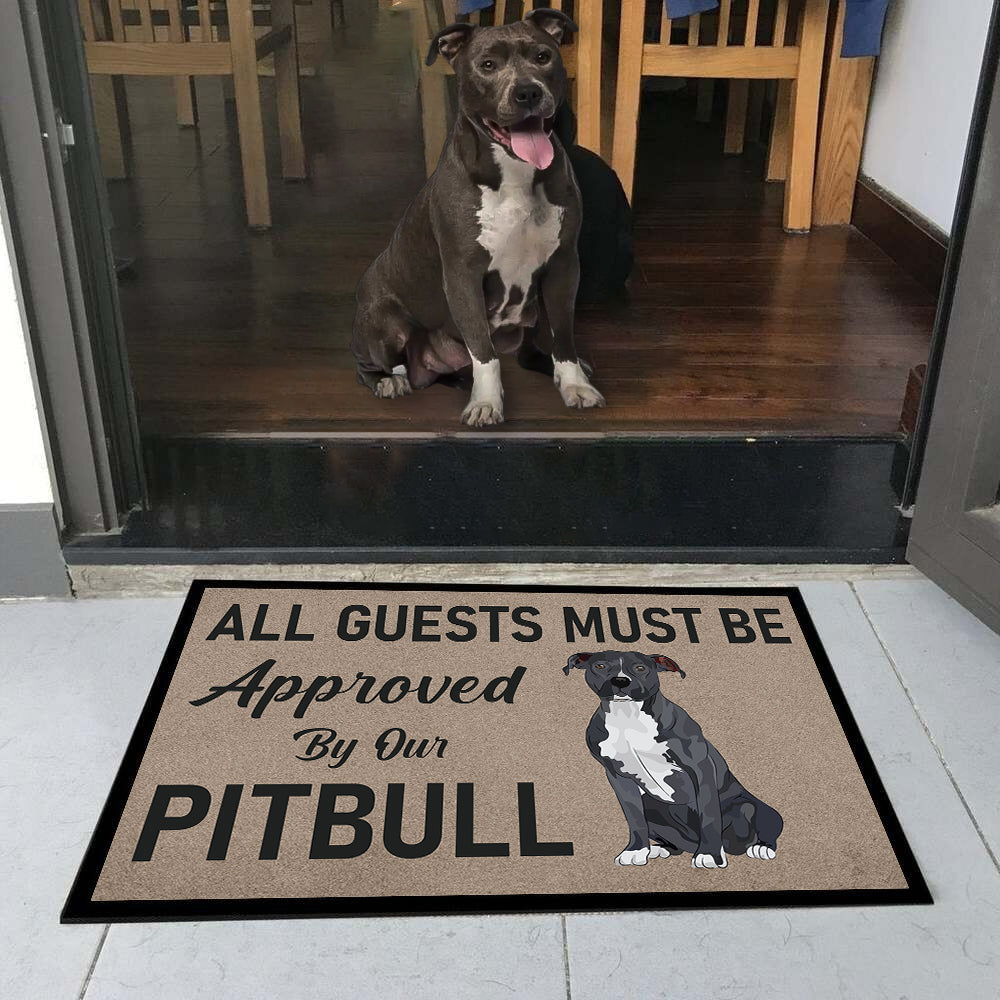 Approved By Pitbull Doormat