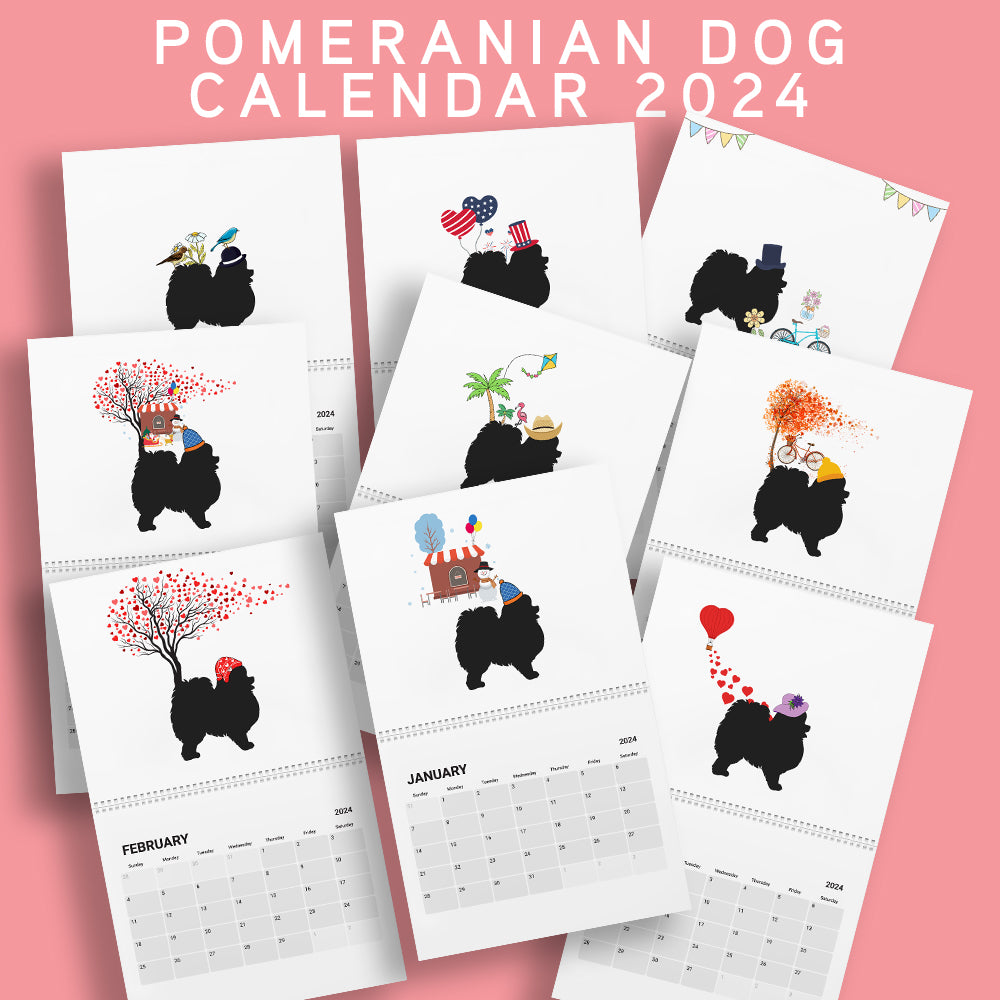 Pomeranian Wall Calendar 2024 Adidogs   Pomeranian Thumbnile 