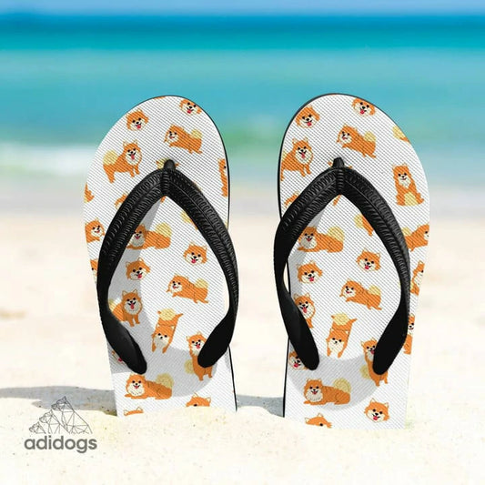 Pomeranian Lovers Flip Flops