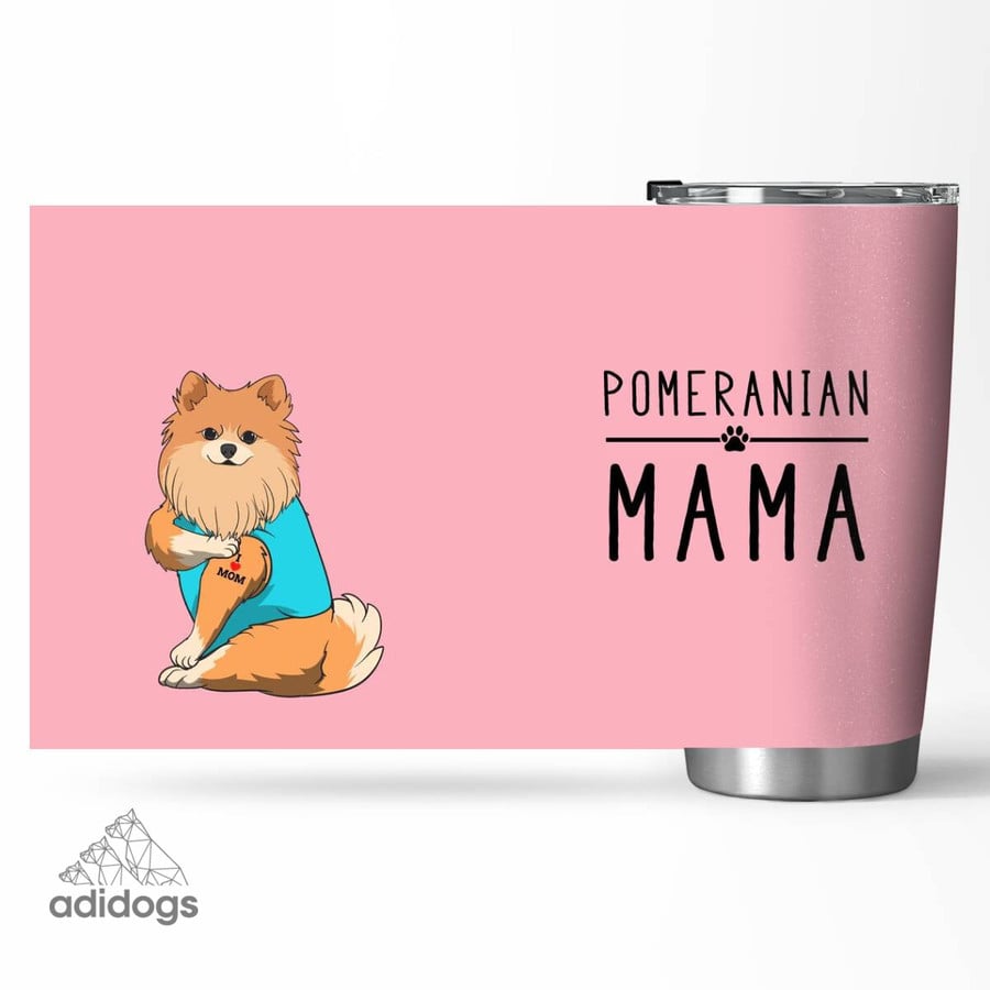 Pomeranian Mama Tumbler