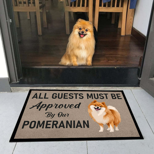 Approved By Pomeranian Doormat