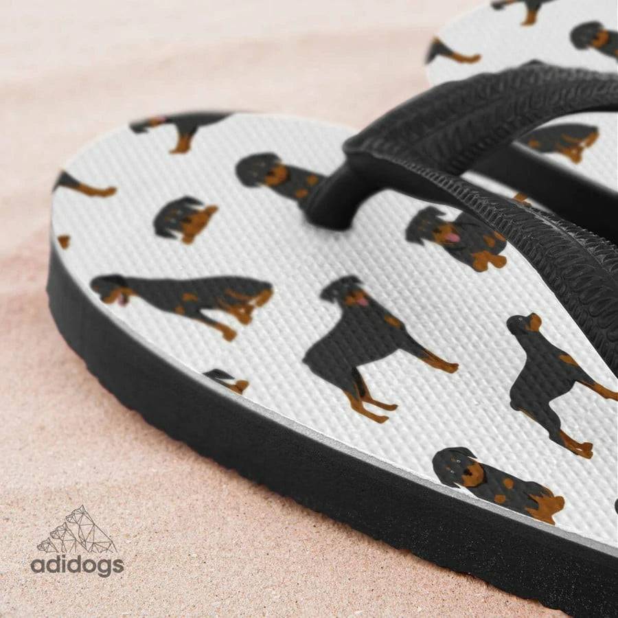 Rottweiler Lovers Flip Flops