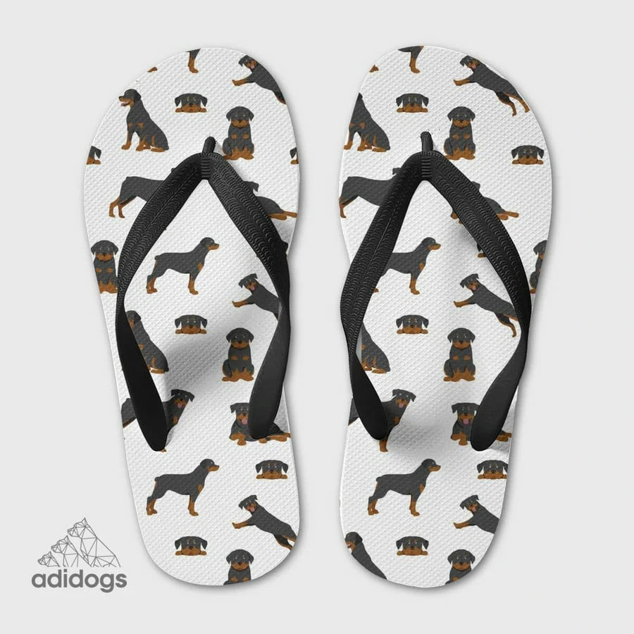 Rottweiler Lovers Flip Flops