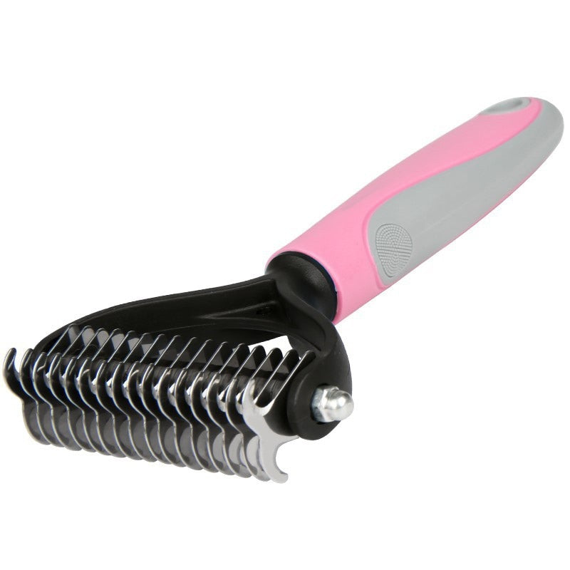 Comfy Pet Dog Dematting Rake Brush