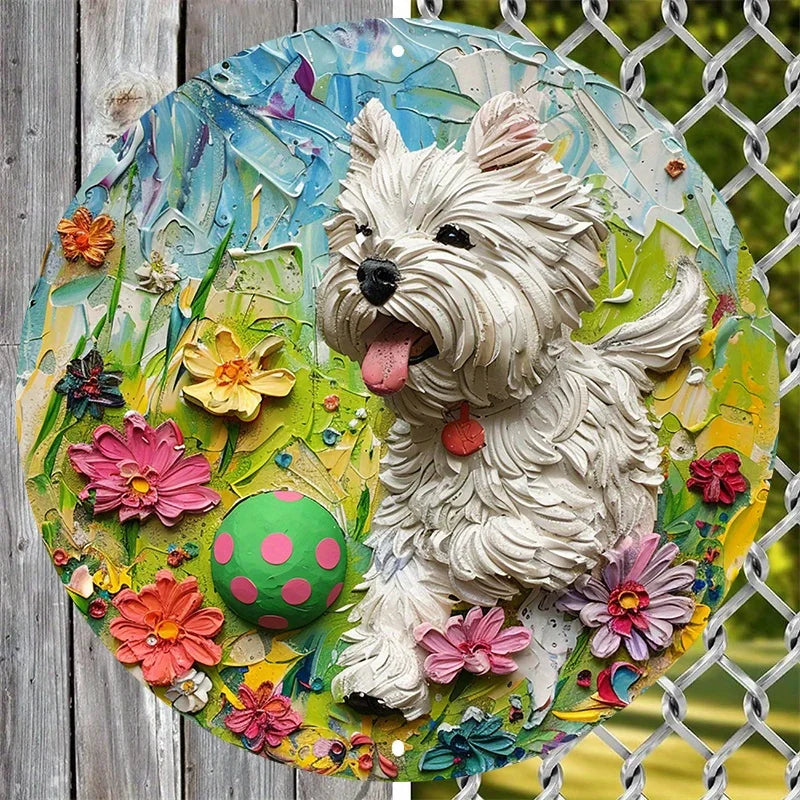 Westie Art Wall Decor