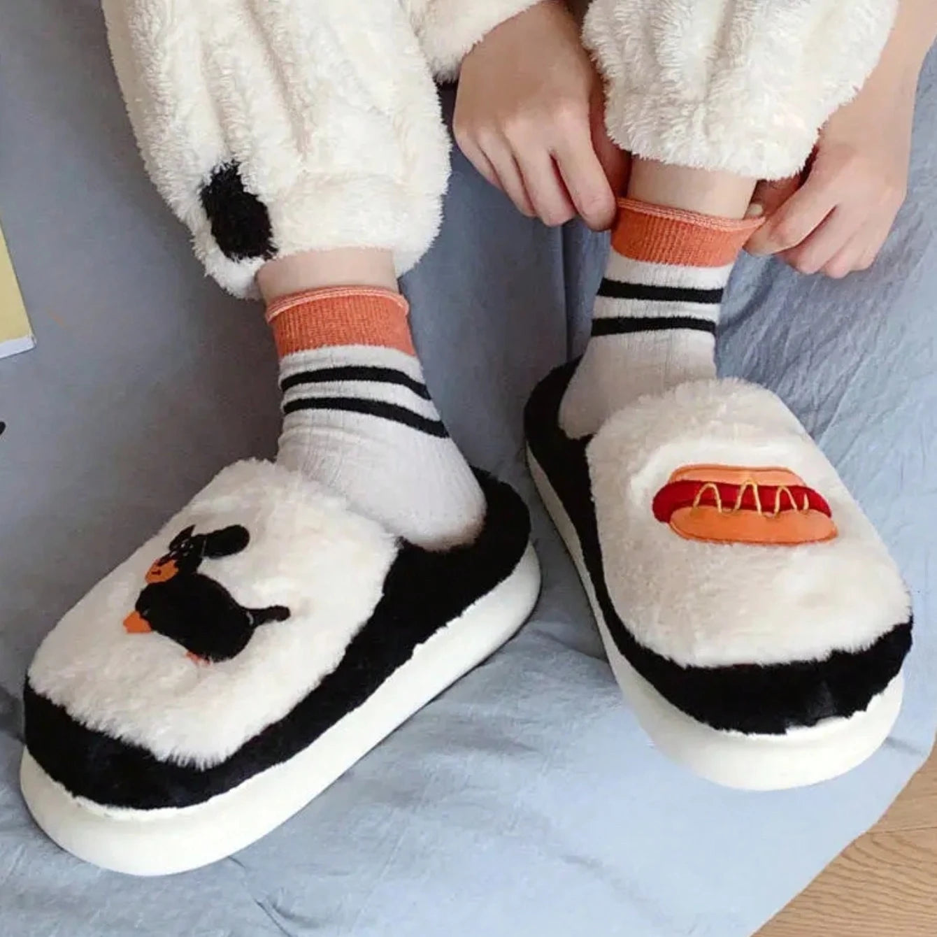 Dachshund Fluffy  Home Slipper