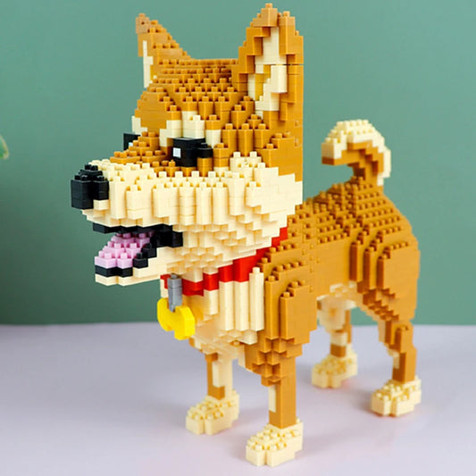 DIY Shiba Inu Block Toys