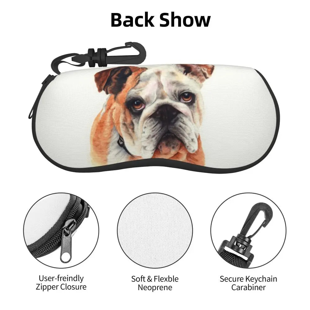 English Bulldog Eyeglasses Cases