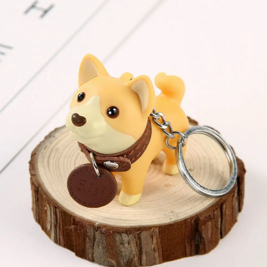 Cute Corgi Doll Keychain