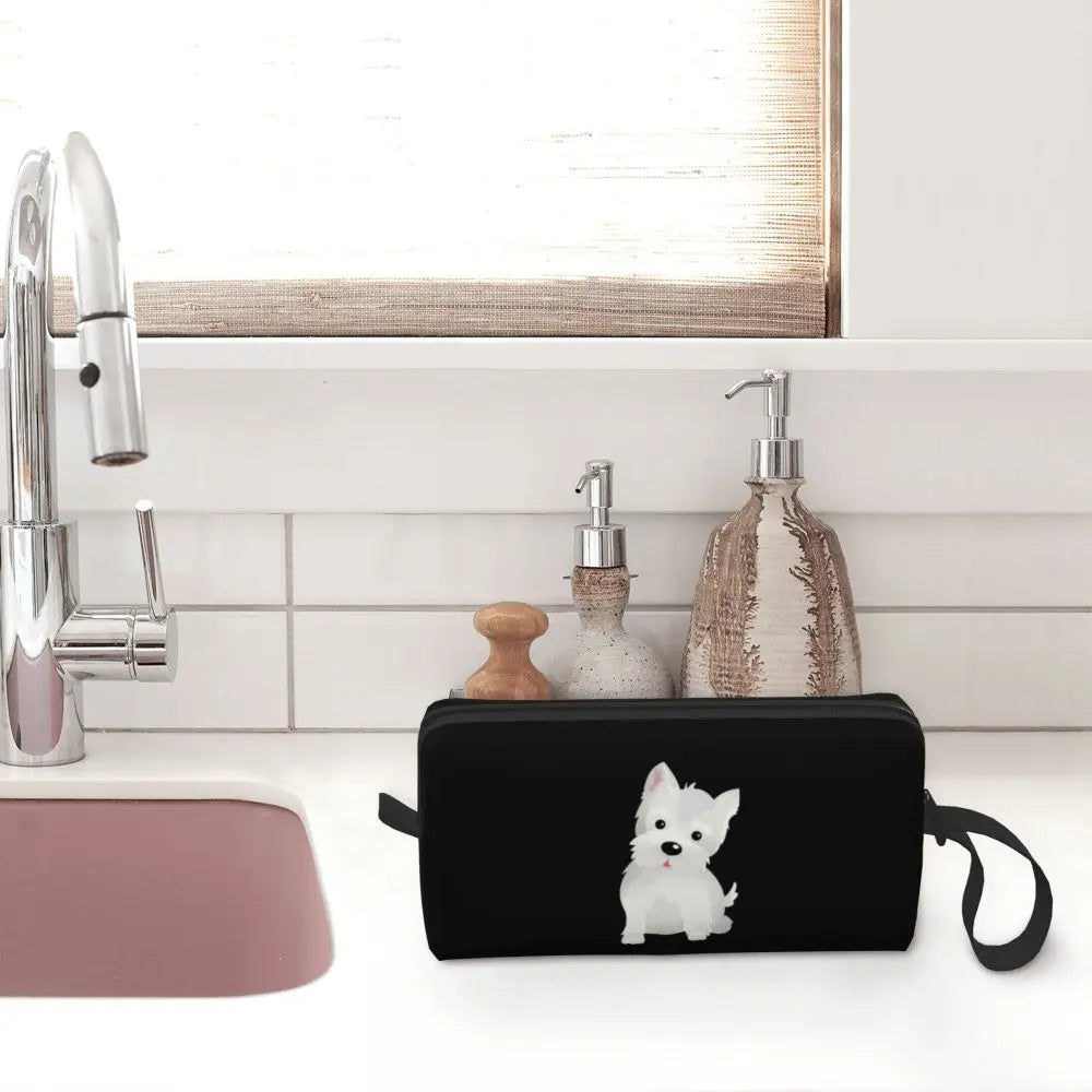 Westie Lovers Makeup Bag