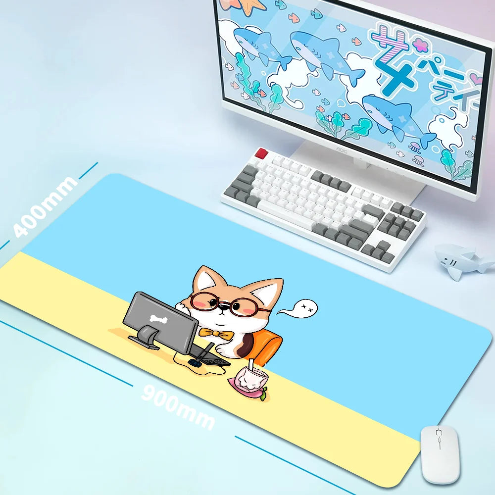 Corgi Gamer Mousepads