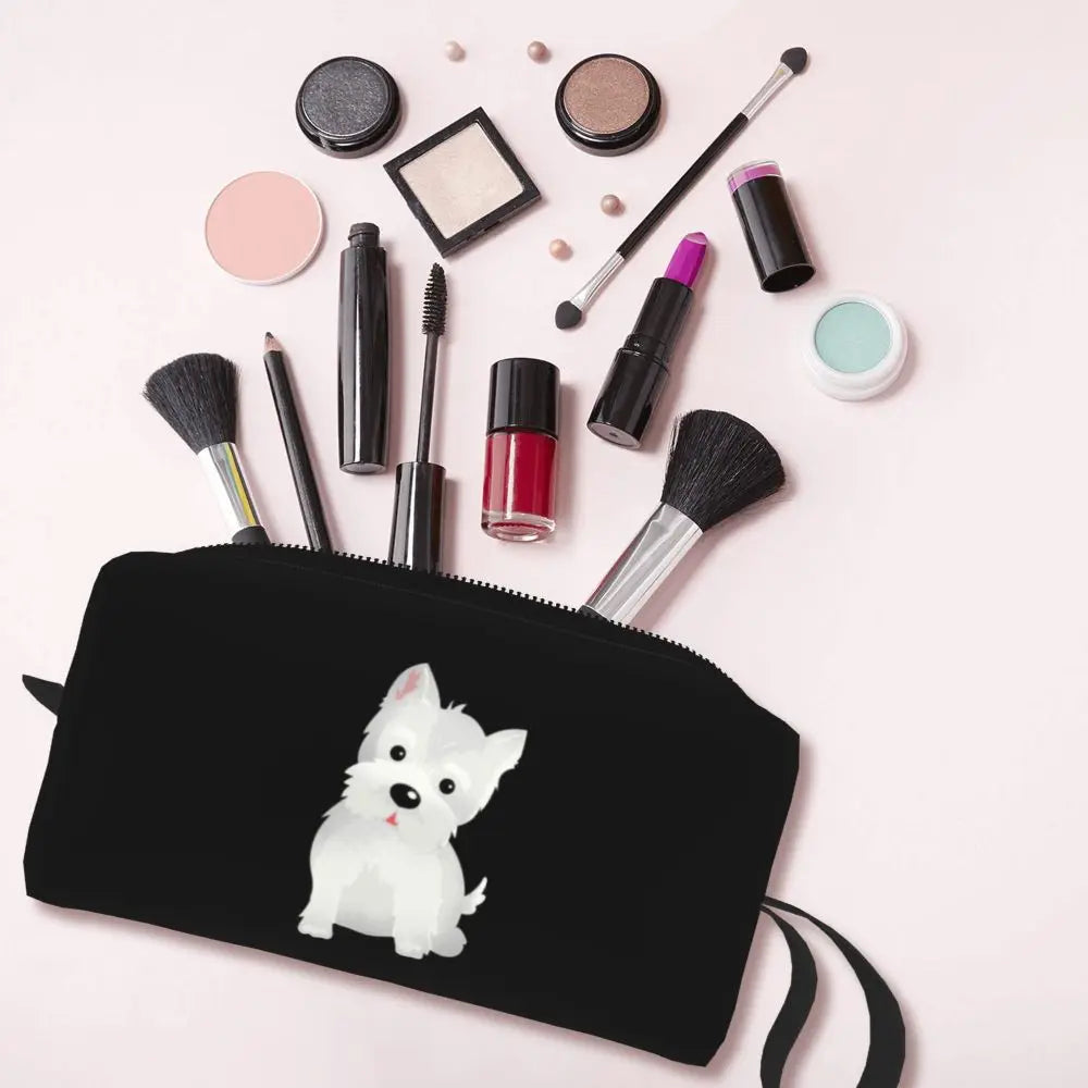 Westie Lovers Makeup Bag