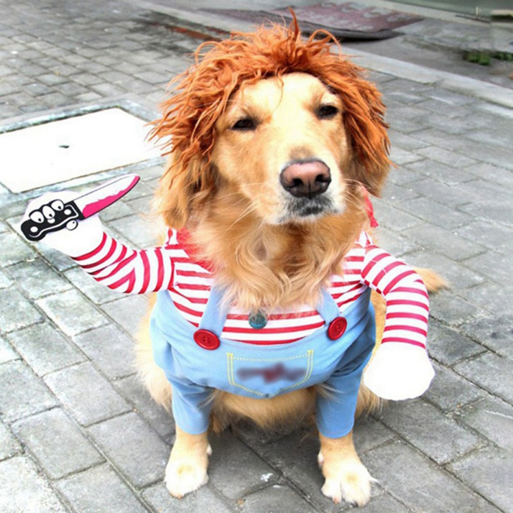 Halloween Chucky Dog Costume