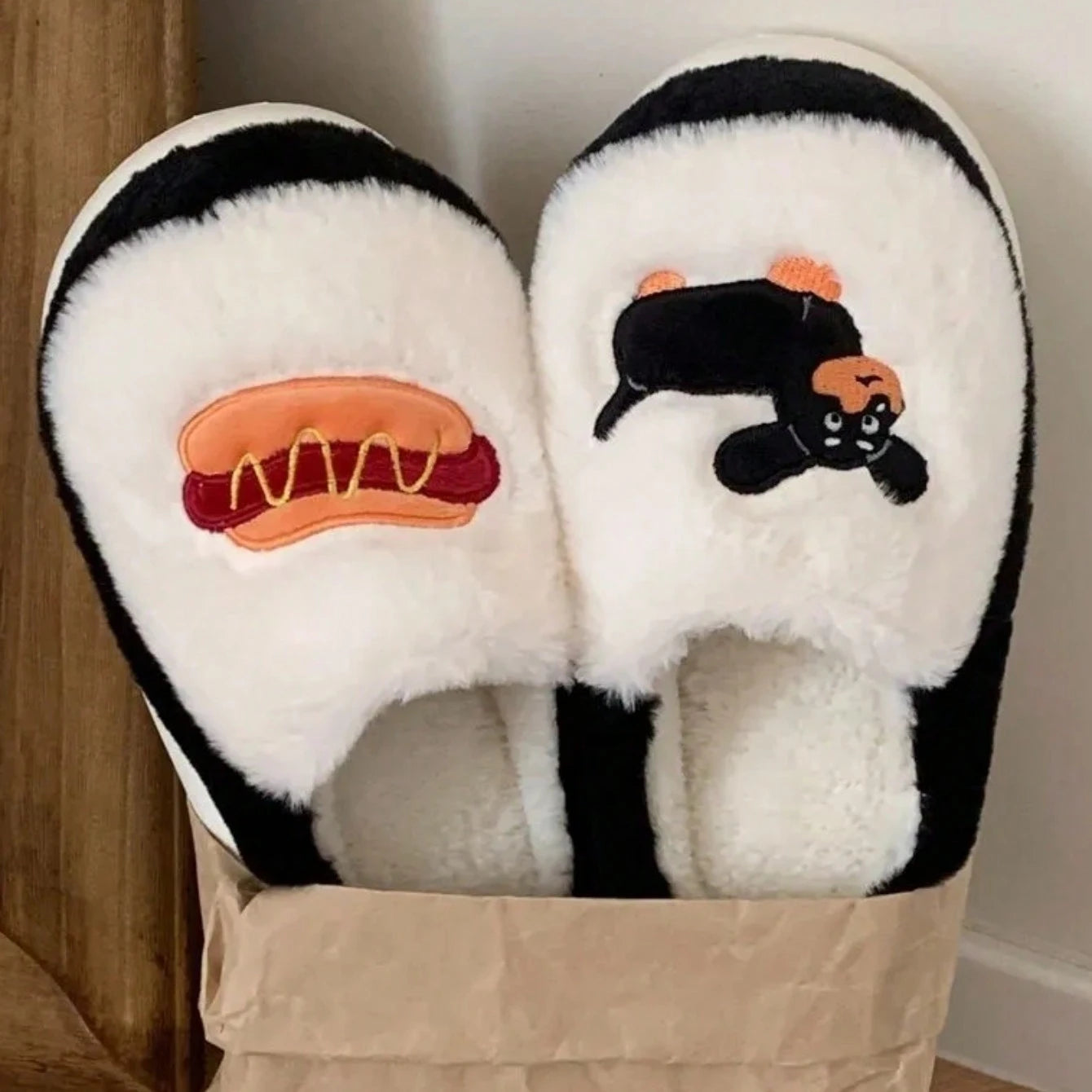 Dachshund Fluffy  Home Slipper