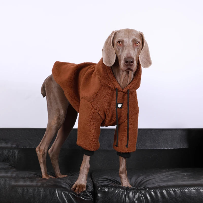 Comfy Winter Weimaraner Hoodies