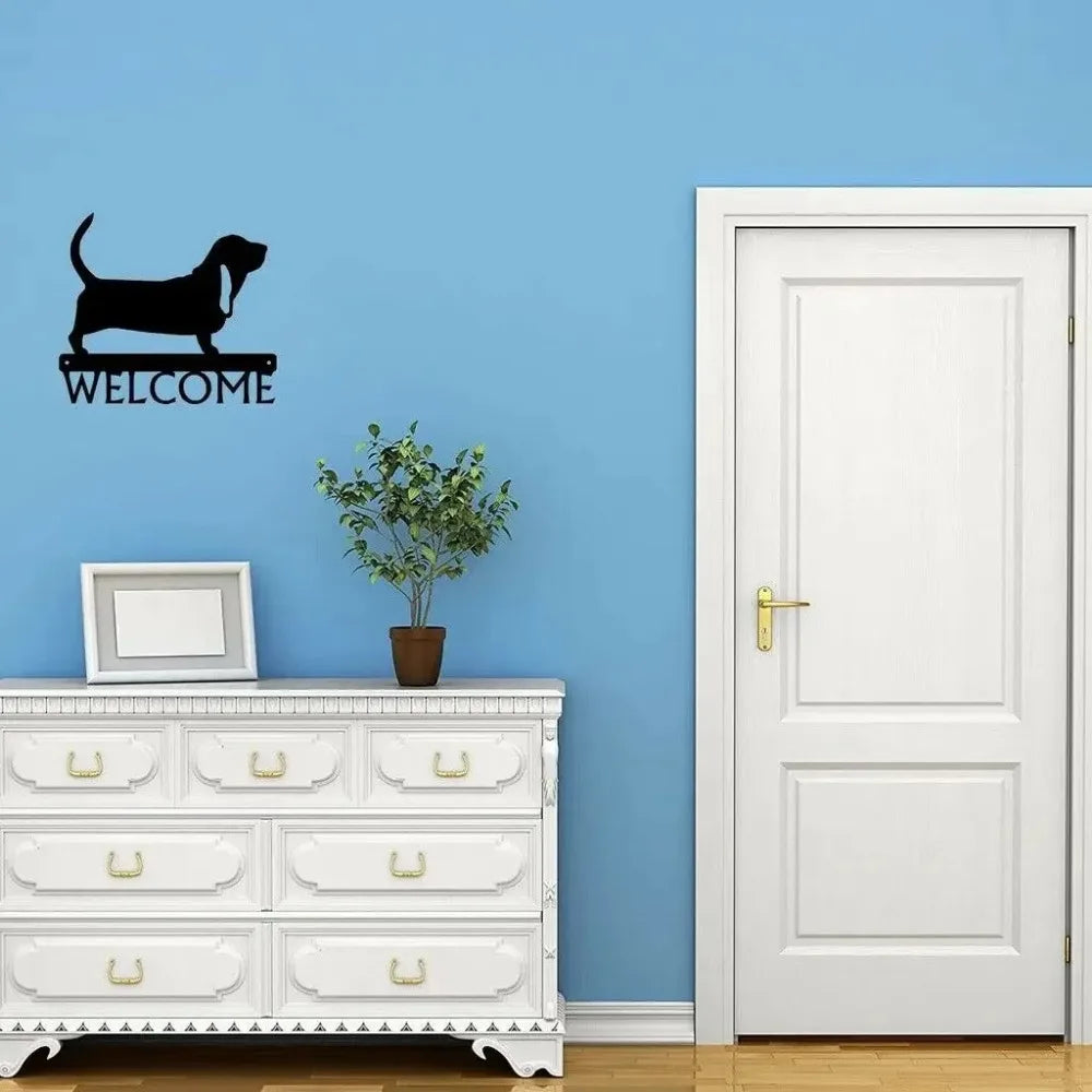 Basset Hound Welcome Home Decor