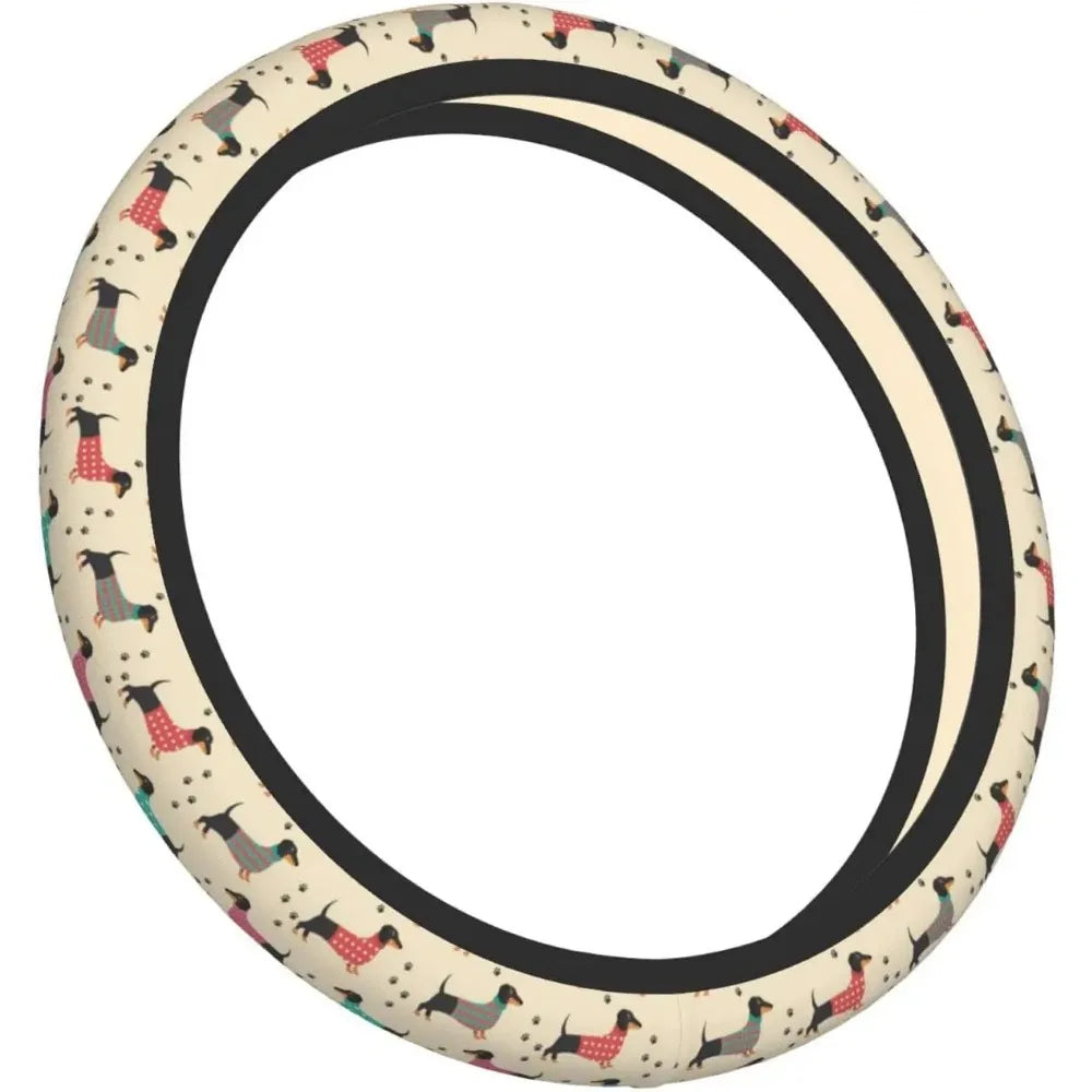 Dachshund Universal Steering Wheel Cover