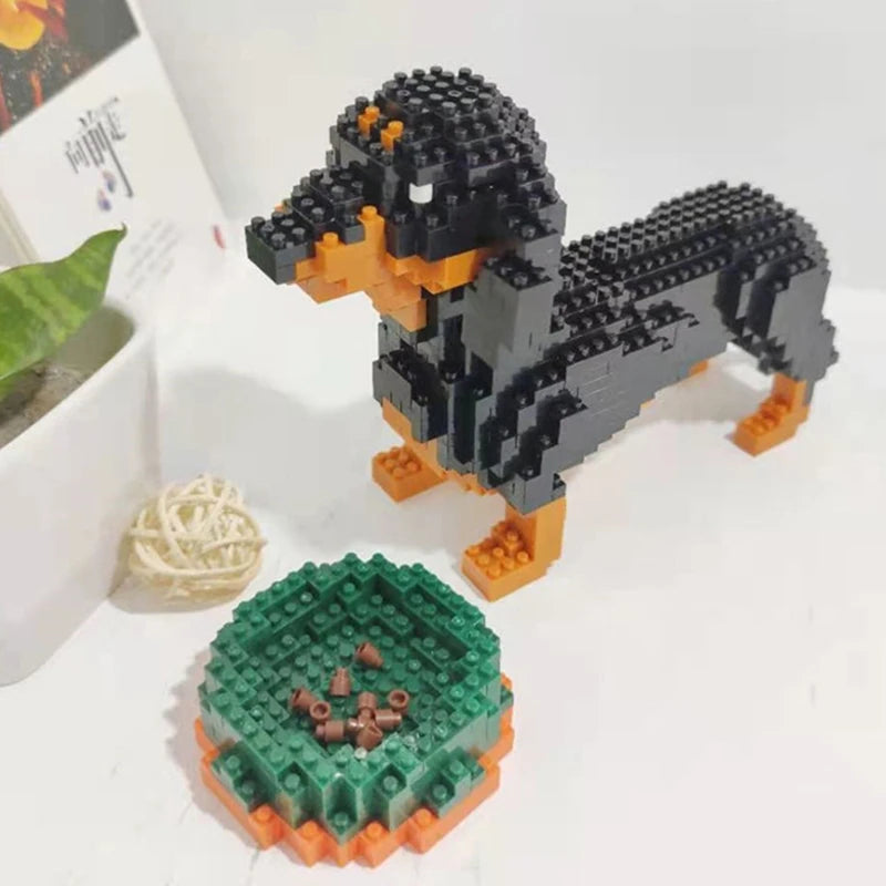 DIY Dachshund Building Blocks Toy