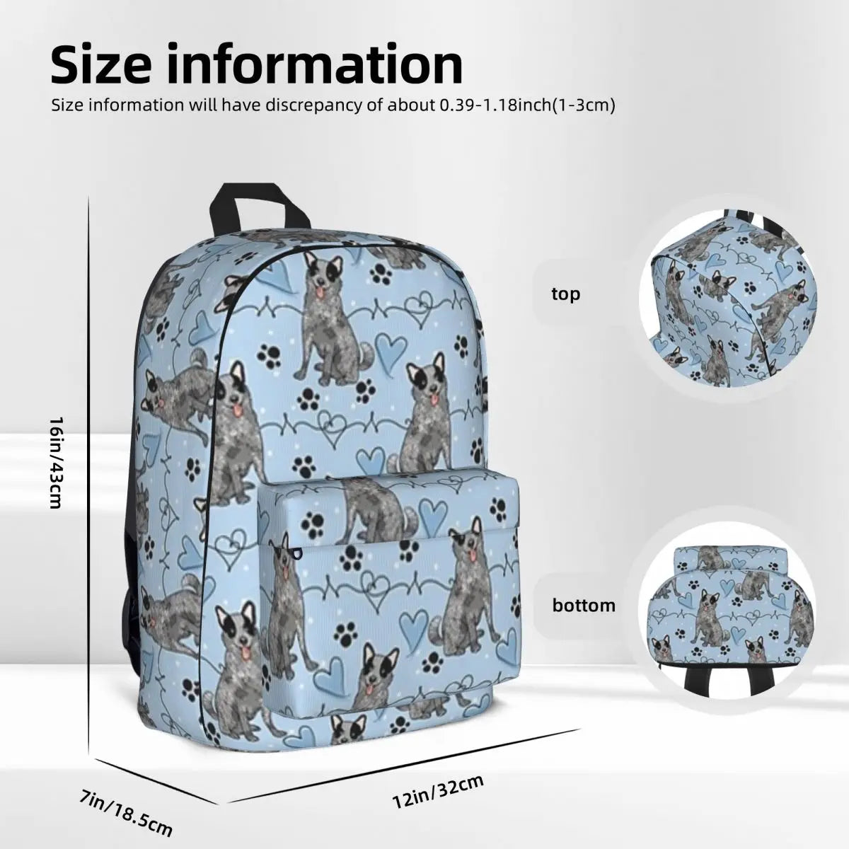 Blue Heeler Student Backpacks