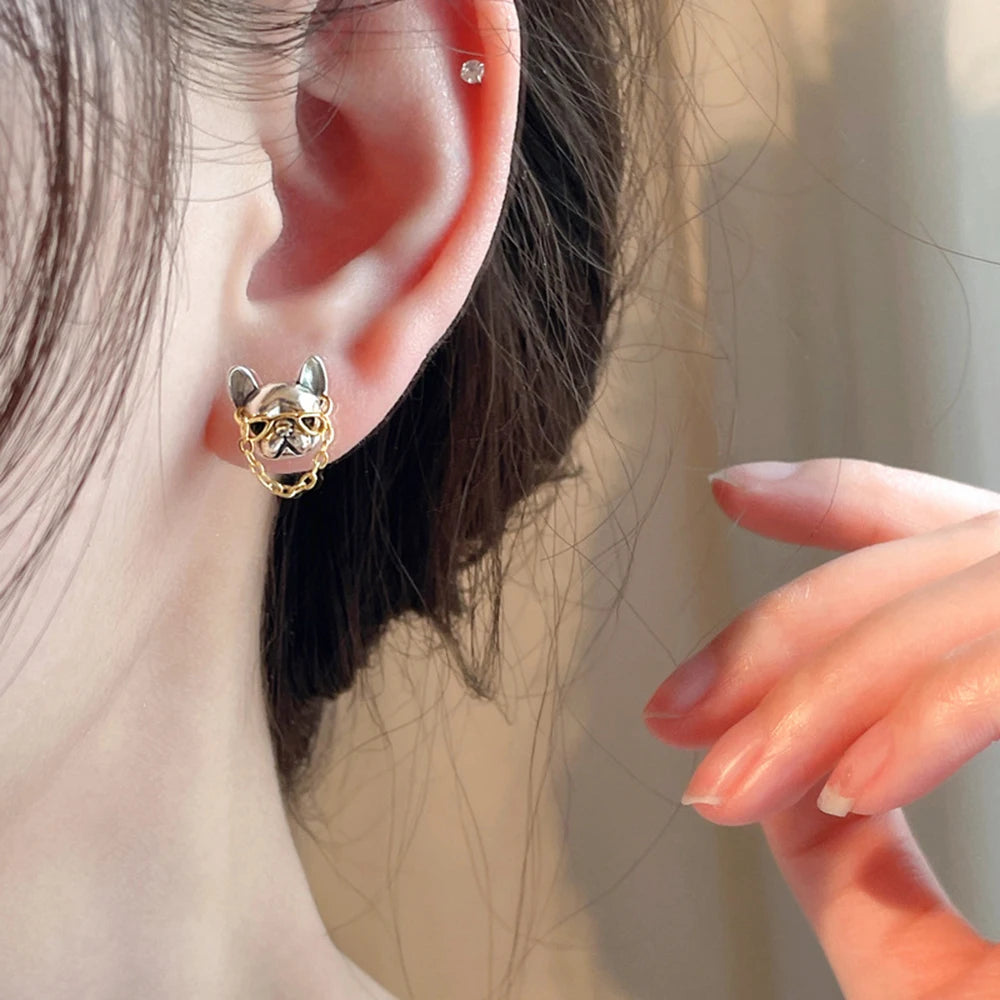 Stylish Frenchie Earrings