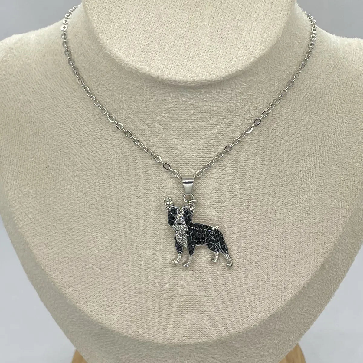 Exquisite Boston Terrier Pendant Necklace