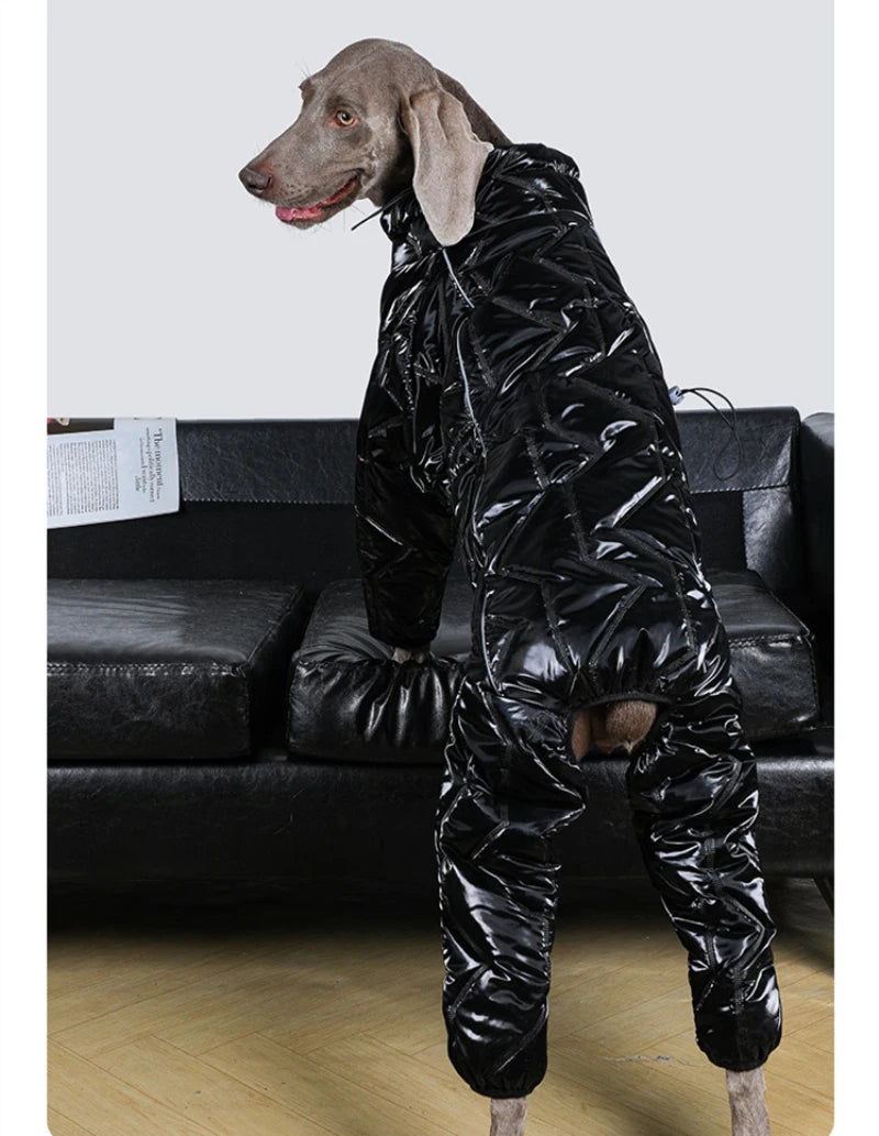 Weimaraner Thicken Warm Jumpsuit