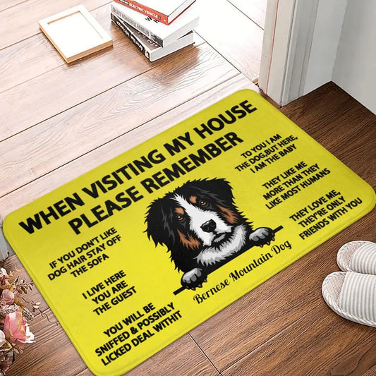 Bernese Home Rules Doormat