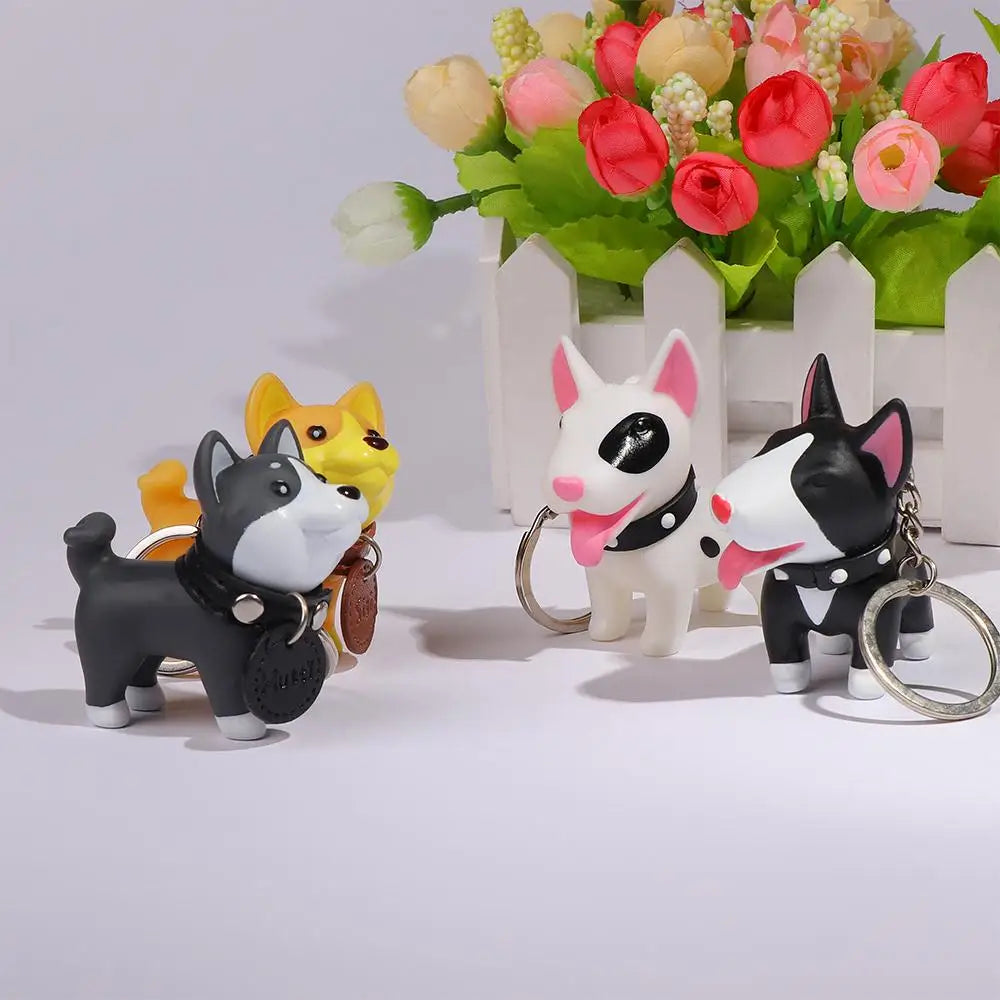 Bull Terrier Doll Keychain