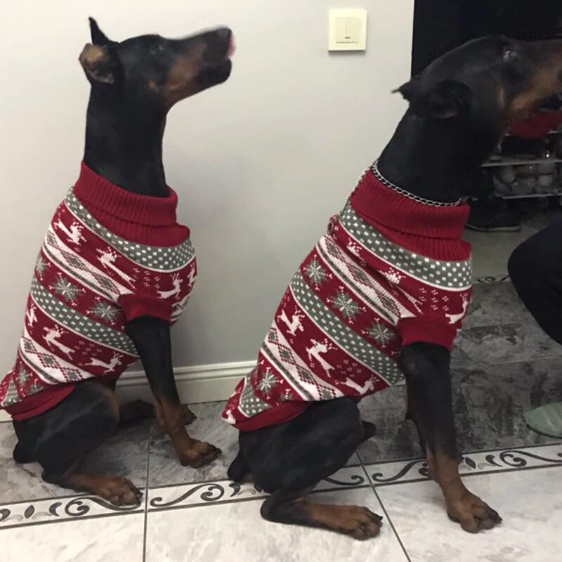 Medium Large Dog Christmas Sweater