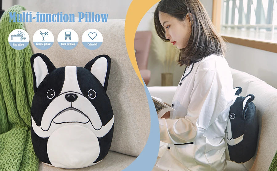 Boston Terrier Stuffed Cushion