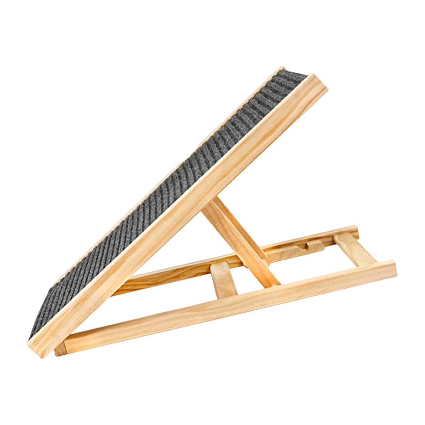 Adjustable Wooden Dog Ramp Ladder